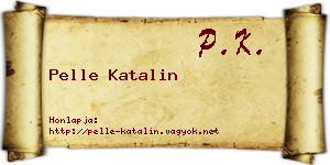 Pelle Katalin névjegykártya